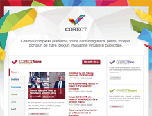 Tablet Screenshot of corect.com